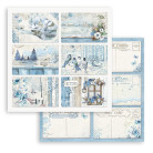 STAMPERIA BLUE LAND БЛОКЧЕ 20,3/20,3 СМ - SBBS84