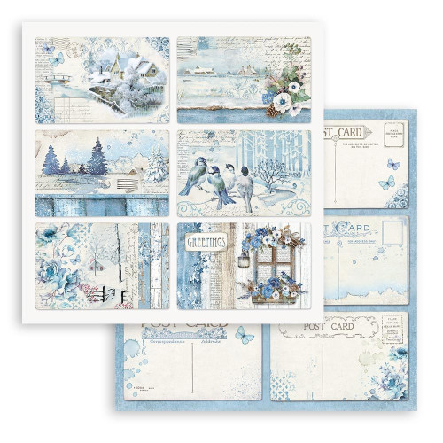 STAMPERIA BLUE LAND БЛОКЧЕ 20,3/20,3 СМ - SBBS84