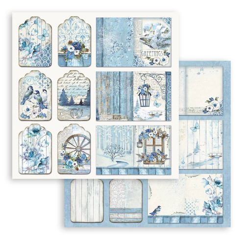 STAMPERIA BLUE LAND БЛОКЧЕ 20,3/20,3 СМ - SBBS84