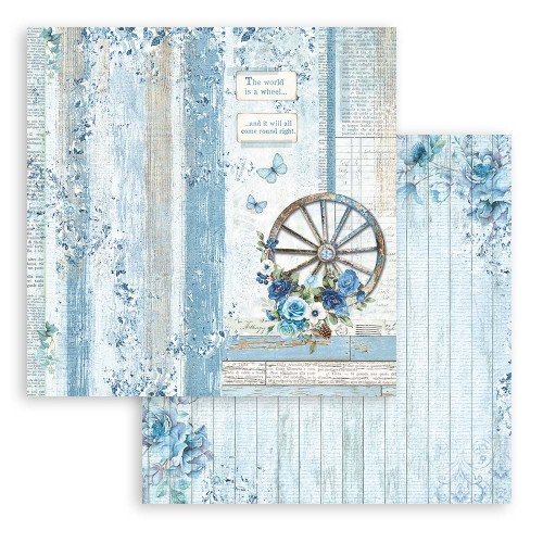 STAMPERIA BLUE LAND БЛОКЧЕ 20,3/20,3 СМ - SBBS84