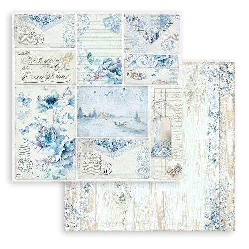 STAMPERIA BLUE LAND БЛОКЧЕ 20,3/20,3 СМ - SBBS84
