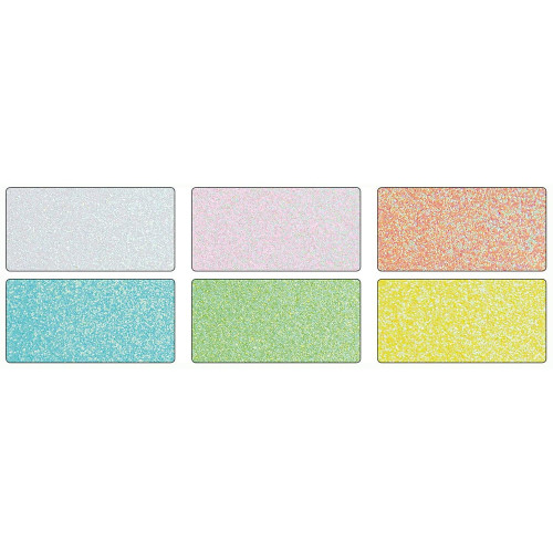 FOLIA БЛОКЧЕ GLITTER - PASTEL 17,4/24,5СМ, 6Л.
