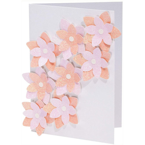 FOLIA БЛОКЧЕ GLITTER - PASTEL 17,4/24,5СМ, 6Л.
