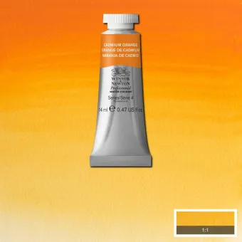 W&N АКВАРЕЛНА БОЯ PROFESSIONAL 14 МЛ - CADMIUM ORANGE
