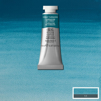 W&N АКВАРЕЛНА БОЯ PROFESSIONAL 14 МЛ - COBALT TURQUOISE