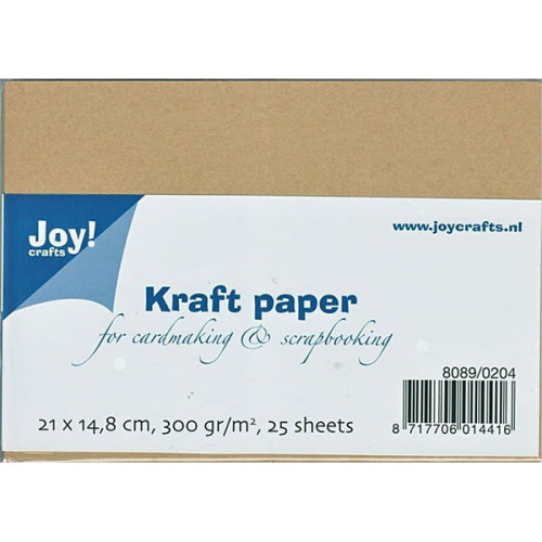 JOY CRAFTS КРАФТ ХАРТИЯ 21/14,8, 300 ГР - 8089/0204
