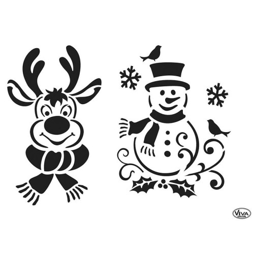 VIVA DECOR УНИВЕРСАЛЕН ШАБЛОН A4 - WINTER