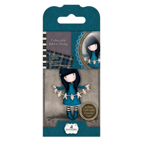 SANTORO RUBBER STAMP FOUND MY FAMILY IN A BOOK - GOR 907306