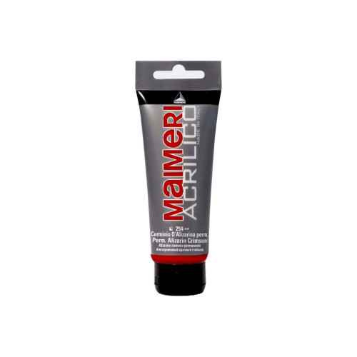 MAIMERI ACRYLIC PAINT ACRILICO 75 ML. - ALIZARIN RED