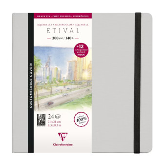 CLAIREFONTAINE СКИЦНИК ETIVAL COLD PRESSED 21/21 300ГР 24Л