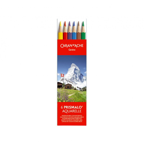 CARAN D'ACHE АКВАРЕЛНИ МОЛИВИ PRISMALO КОМПЛЕКТ 6 ЦВ