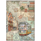 STAMPERIA ART OF TRAVELLING ХАРТИЯ SELECTION 6БР А4 DFSA4XTV