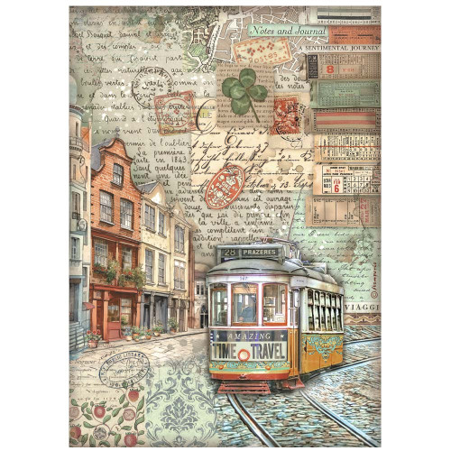 STAMPERIA ART OF TRAVELLING ХАРТИЯ SELECTION 6БР А4 DFSA4XTV