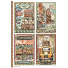 STAMPERIA ART OF TRAVELLING ХАРТИЯ SELECTION 6БР А4 DFSA4XTV