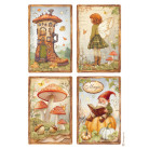 STAMPERIA WHISPERING WOODS PAPER SELECTION 6PCS A4 DFSA4XWW