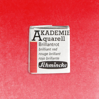 SCHMINCKE АКВАРЕЛНА БОЯ H/PAN AKADEMIE BRILLIANT RED