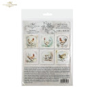 ITD COLLECTION MINI RICE PAPER SET 6PCS 14.8X14.8CM - RSM158
