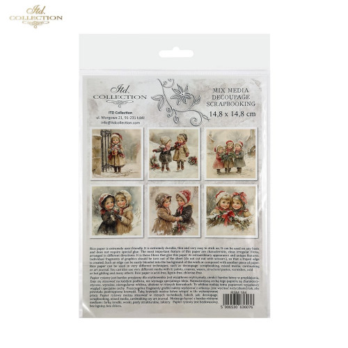 ITD COLLECTION MINI RICE PAPER К-КТ 6БР 14.8X14.8CM - RSM184