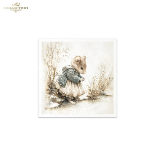 ITD COLLECTION MINI RICE PAPER К-КТ 6БР 14.8X14.8CM - RSM232