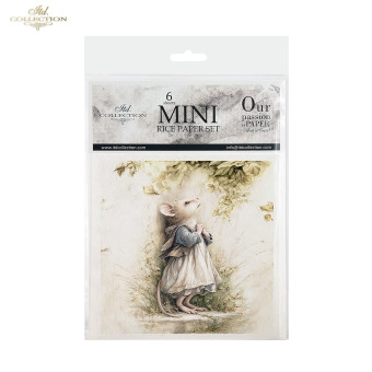ITD COLLECTION MINI RICE PAPER К-КТ 6БР 14.8X14.8CM - RSM232