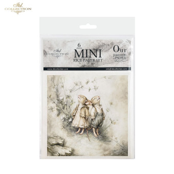 ITD COLLECTION MINI RICE PAPER К-КТ 6БР 14.8X14.8CM - RSM236