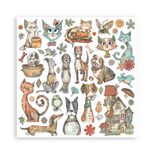 STAMPERIA FURRY FRIENDS БЛОКЧЕ 30,5/30,5 СМ -SBBL176