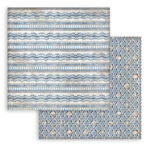 STAMPERIA SILENT SEA BLOCK OF PAPER 20.3/20.3 CM-SBBS126