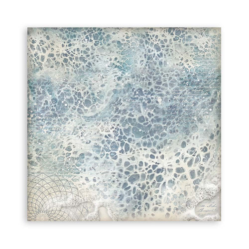 STAMPERIA SILENT SEA BLOCK OF PAPER 20.3/20.3 CM-SBBS126