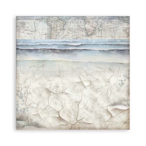 STAMPERIA SILENT SEA BLOCK OF PAPER 20.3/20.3 CM-SBBS126
