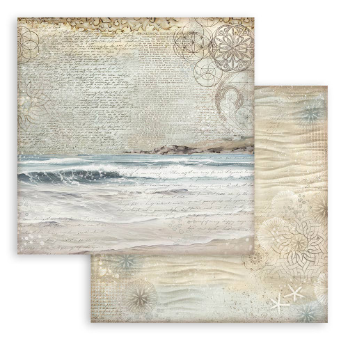 STAMPERIA SILENT SEA BLOCK OF PAPER 20.3/20.3 CM-SBBS126