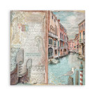 STAMPERIA VENICE BLOCK PAPER 20.3/20.3 CM-SBBS128