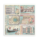 STAMPERIA VENICE BLOCK PAPER 20.3/20.3 CM-SBBS128