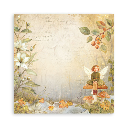 STAMPERIA WHISPERING WOODS БЛОКЧЕ ХАРТИЯ 20,3/20,3СМ-SBBS131