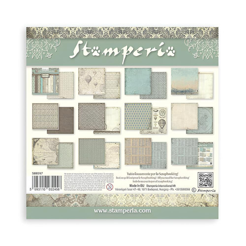 STAMPERIA ROMANCE FOREVER BLOCK 20.3/20.3 CM - SBBS97