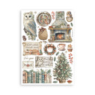 STAMPERIA THE OWL'S HOUSE WASHI PAD 8 SHEETS A5 - SBW23