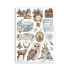 STAMPERIA THE OWL'S HOUSE WASHI PAD 8 SHEETS A5 - SBW23