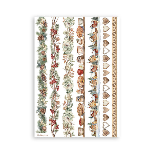 STAMPERIA THE OWL'S HOUSE WASHI PAD 8 SHEETS A5 - SBW23