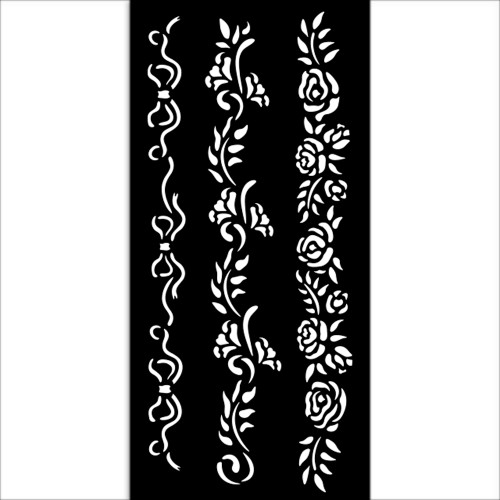 STAMPERIA TIMELESS TEMPLATE 12 X 25 CM - KSTDL118