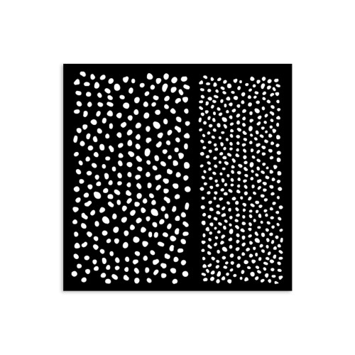 STAMPERIA DOTS PATTERN TEMPLATE 12 X 12 CM - KSTDS-17