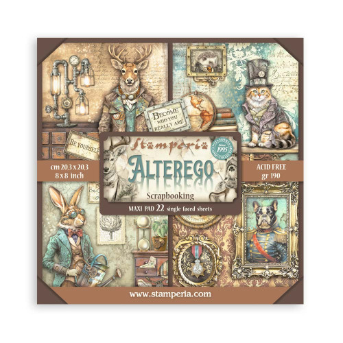 STAMPERIA ALTEREGO БЛОКЧЕ 20,3/20,3 СМ -SBBSXB06