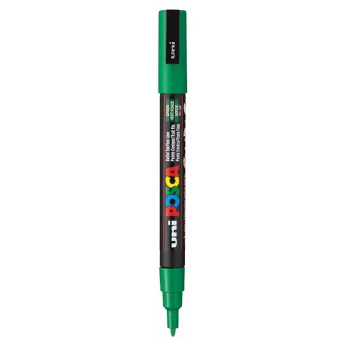 POSCA АКРИЛЕН МАРКЕР PC-3M, 0.9-1.3 MM - GREEN