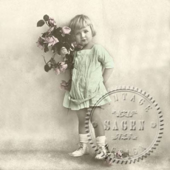 SAGEN VINTAGE NAPKINS FOR DECOUPAGE 33/33 CM - 2066