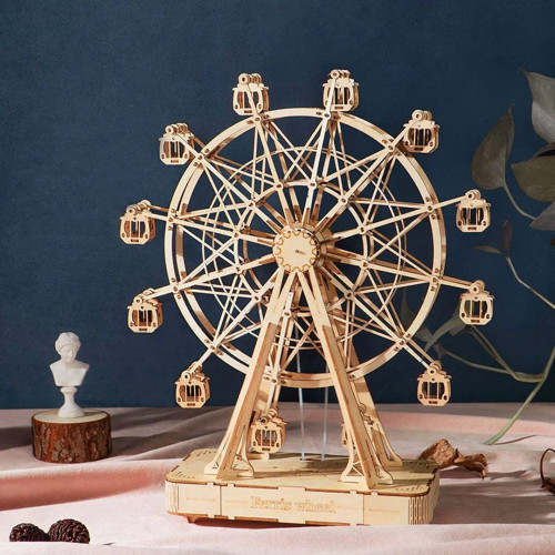 ROBOTIME 3D ДЪРВЕН ПЪЗЕЛ FERRIS WHEEL 232 ЧАСТИ TGN01