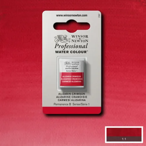 W&N АКВАРЕЛНА БОЯ PROFESSIONAL H/PAN - ALIZARIN CRIMSON