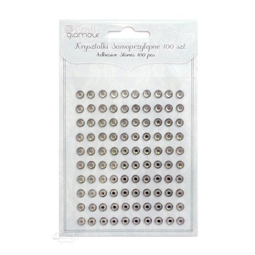 DP CRAFT SELF-ADHESIVE CRYSTALS 6 MM. 100 PCS. GRKR-014