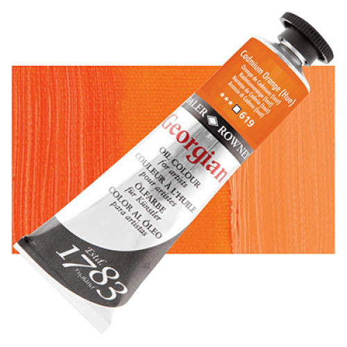 DALER ROWNEY МАСЛЕНА БОЯ GEORGIAN 38 МЛ - CAD ORANGE HUE 619