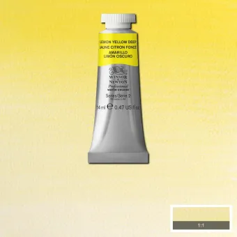 W&N АКВАРЕЛНА БОЯ PROFESSIONAL 14 МЛ. - LEMON YELLOW DEEP