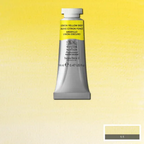 W&N АКВАРЕЛНА БОЯ PROFESSIONAL 14 МЛ. - LEMON YELLOW DEEP