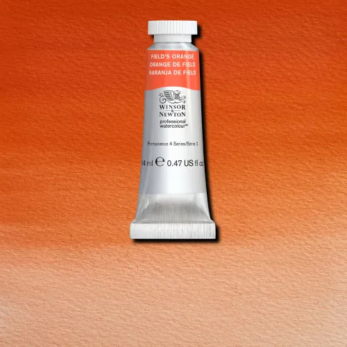 W&N АКВАРЕЛНА БОЯ PROFESSIONAL 14 МЛ - FIELD'S ORANGE
