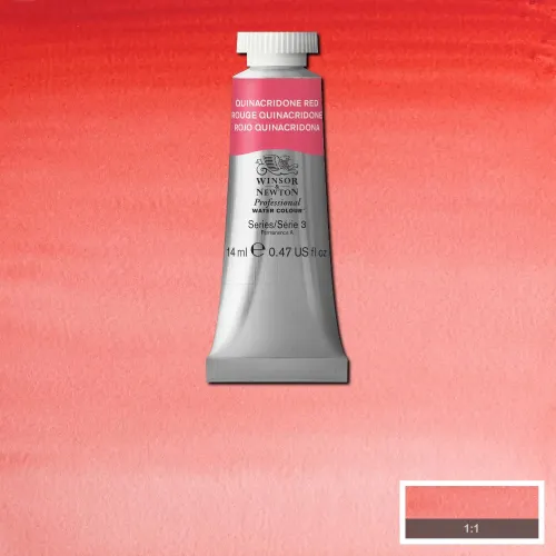 W&N АКВАРЕЛНА БОЯ PROFESSIONAL 14 МЛ - QUINACRIDONE RED